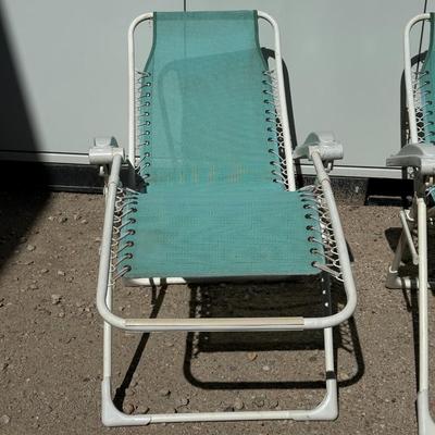 2 ZERO GRAVITY LOUNGE CHAIRS