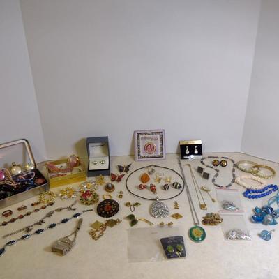 Collection of Fashion Jewelry- Necklaces, Bracelets, Earrings, etc. (#81)