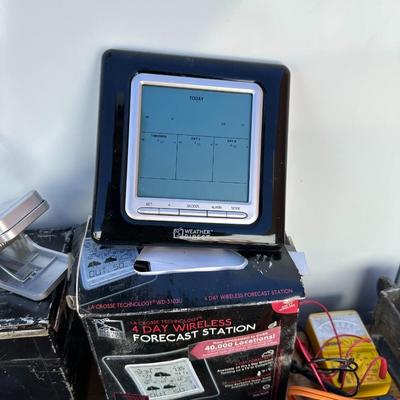 HAND TOOLS, VOLTAGE METER, WIRELESS WEATHER STATION AND MORE