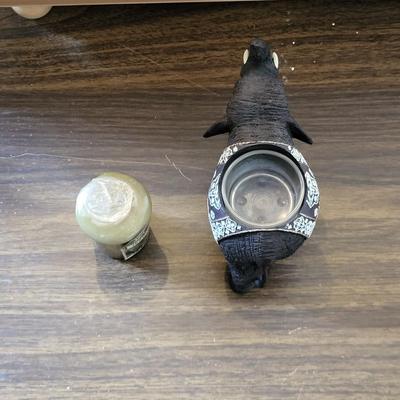 LOT 173G: Various Desktop Items Including Lamps, Clock and More