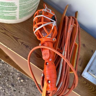 TROUBLE LIGHT, CIRCULAR SAW AND 3 INCH BELT SANDER