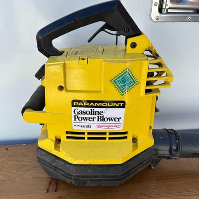 GASOLINE POWER BLOWER, ELECTRIC HEDGE TRIMMERS, LOPERS AND MORE