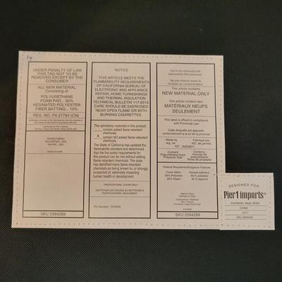 LOT 176D: Four Pier 1 Imports Dining Room Chairs Set