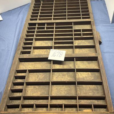 Vintage Hamilton Letter Press Draw