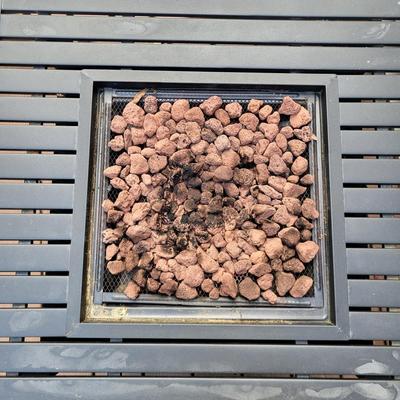 LOT 167P: Patio Gas Fire Pit with Cover