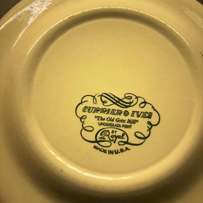 Currier & Ives Dish Lot