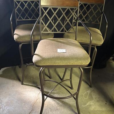 3 Swivel Bar Stools