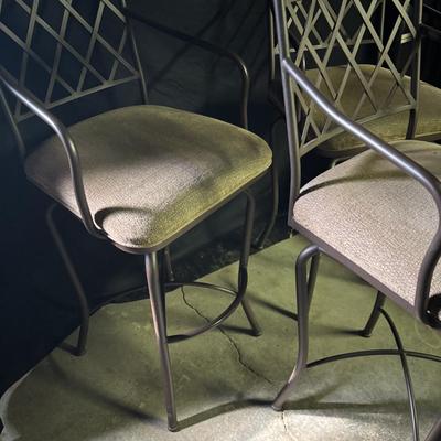 3 Swivel Bar Stools