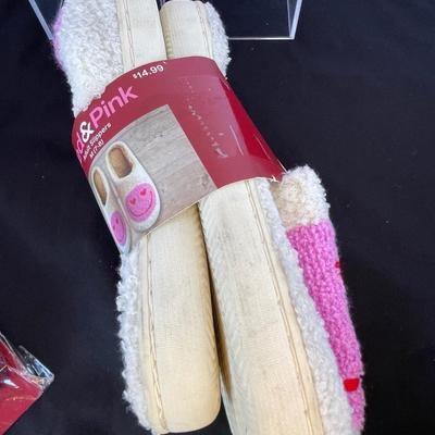 Holiday Lot, Slippers, Socks, and more