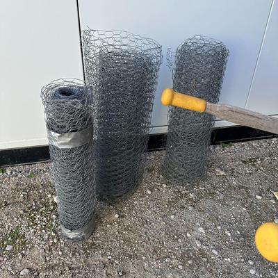 WHEELBARROW, LEAF BLOWER/VAC ATTACHMENTS, CHICKEN WIRE AND MORE