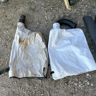 WHEELBARROW, LEAF BLOWER/VAC ATTACHMENTS, CHICKEN WIRE AND MORE