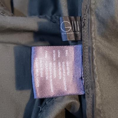 LOT 225: Kenneth Cole Reaction Army Green Jacket, Van Heusen Blouse & Knox Rose Open Front Sweater