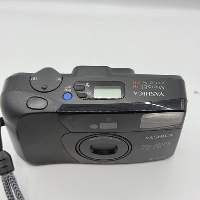 LOT 161G: Camera Collection : Polaroid OneStep Closeup, Yashika MicroElite Zoom 70 35mm & Canon Zoom S 35mm