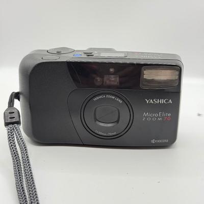 LOT 161G: Camera Collection : Polaroid OneStep Closeup, Yashika MicroElite Zoom 70 35mm & Canon Zoom S 35mm