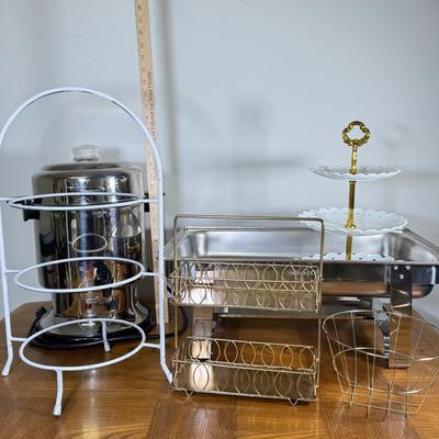 LOT 152B: HoRestKit Chaffing Dish, Melita Coffee Urn & More