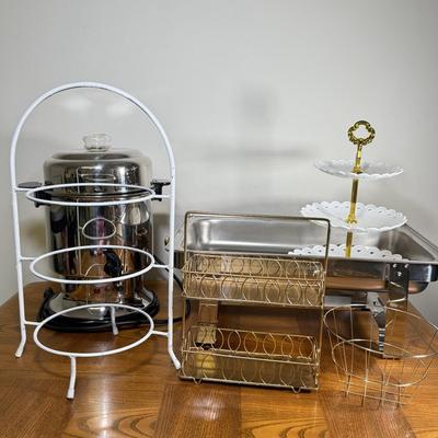 LOT 152B: HoRestKit Chaffing Dish, Melita Coffee Urn & More