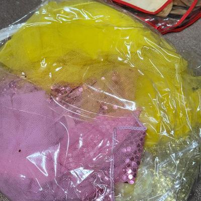 LOT 154B: Collection of Dress Up Clothes / Halloween Costumes w/ 3 Trunks