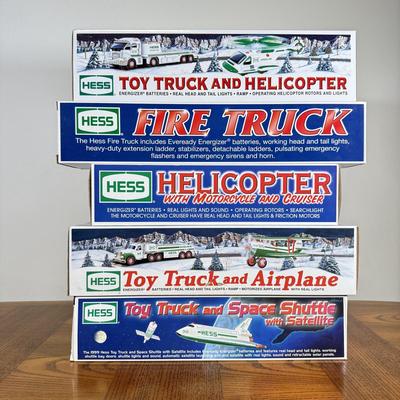 LOT 155B: Collection of Boxed Hess Trucks