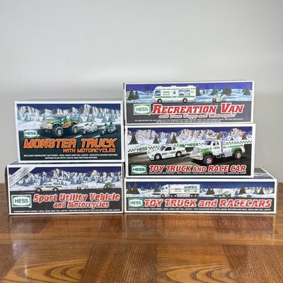 LOT 156B: Five Boxed Hess Vehicles