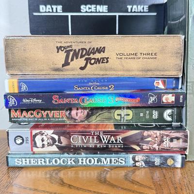 LOT 157B: Collection of DVDs, Indian Jones Comic & Black Sails Pirates Comic