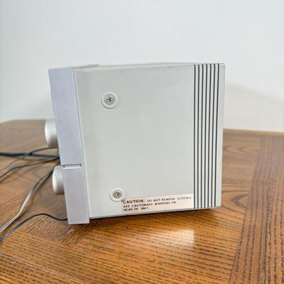 LOT 158B: Emerson AM/FM Stereo Reciever/Stereo Cassette Recorder Model MM 800 w/ Speakers Model System I