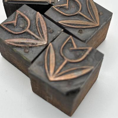 LOT 247: Vintage Letterpress Printing Blocks