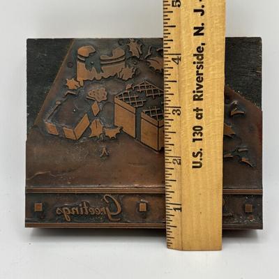 LOT 247: Vintage Letterpress Printing Blocks