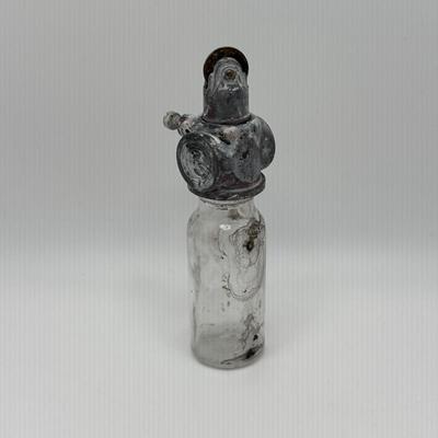 LOT 248: America Remembered 1985 Park City Belt Buckle, Pin Striping Tool, Glass Dog Perfume Bottle & More