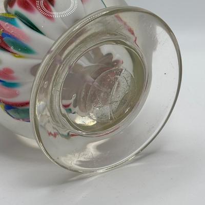 LOT 250: Vintage Umbrella Art Glass Paperweight