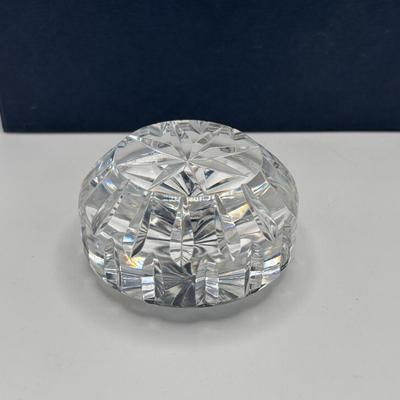 LOT 252 Signed Oscar de la Renta Champagne Glasses, I. Godinger & Co Primavera Canapés Plates, Waterford Crystal Paperweight & More