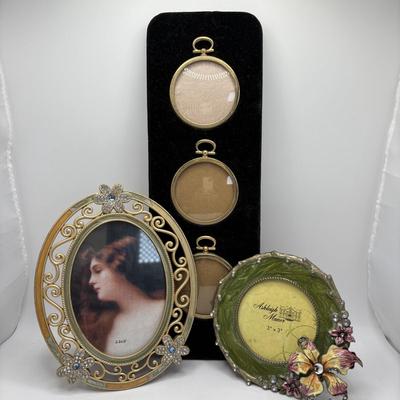 LOT 254: Vanity Collection - Waterford Crystal Picture Frame, Ashleigh Manor Frame, Rue Moliere Frame & More