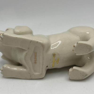 LOT 256: Vintage Blue Spaghetti Poodle Figure, Lenox Dog,Miniature Tobey Mugs