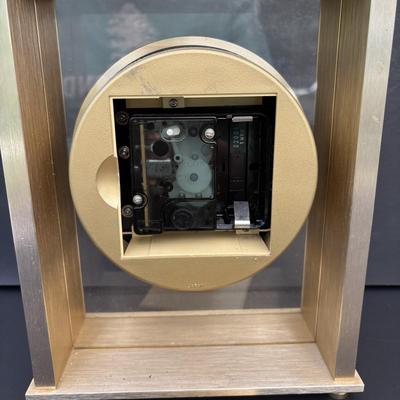 LOT 257: Seiko & Howard Miller Anniversary Clock Battery Operated Clocks and Lenox Vase, Candle Sticks, Ashtray