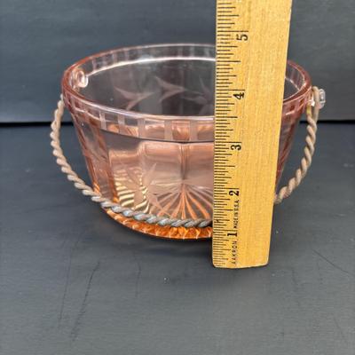 LOT 259: Vintage Pink Depression Glass