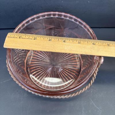 LOT 259: Vintage Pink Depression Glass
