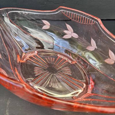 LOT 259: Vintage Pink Depression Glass