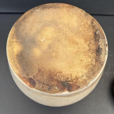LOT 261: Vintage Stoneware Bean Pots, Made in USA