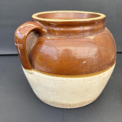 LOT 261: Vintage Stoneware Bean Pots, Made in USA