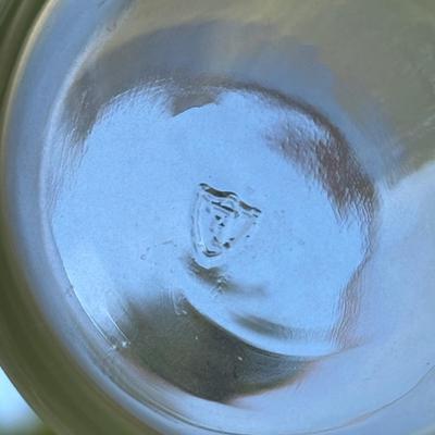 LOT 263: MCM Frosted Ombre Glasses w/ Gold Rim: Yellow (2), Green (2) Blue Pink