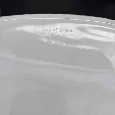 LOT 265: Corning Ware: French White, Corn Flower Blue, Wild Flower