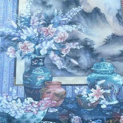 LOT 266: Lena Liu Ceramic Art Tile "Motif Orientale" (108/5500)