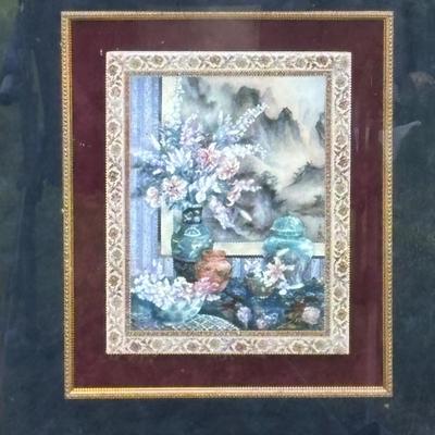 LOT 266: Lena Liu Ceramic Art Tile "Motif Orientale" (108/5500)