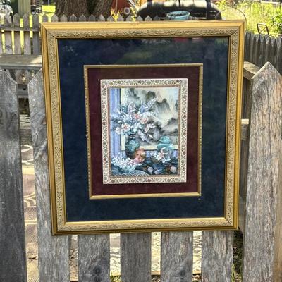 LOT 266: Lena Liu Ceramic Art Tile "Motif Orientale" (108/5500)
