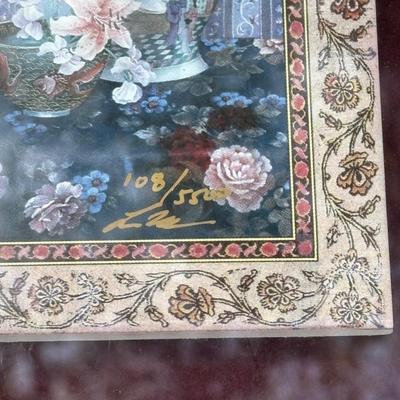 LOT 266: Lena Liu Ceramic Art Tile "Motif Orientale" (108/5500)