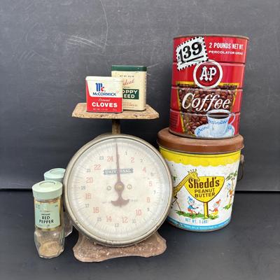 LOT 268: Universal Scale, Vintage Tins & More