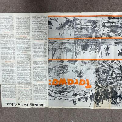 LOT 160B: WWII Era Newsmap Papers, 1943-1944, w/ State Quarters & More