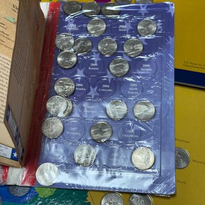 LOT 160B: WWII Era Newsmap Papers, 1943-1944, w/ State Quarters & More