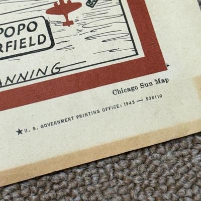 LOT 160B: WWII Era Newsmap Papers, 1943-1944, w/ State Quarters & More