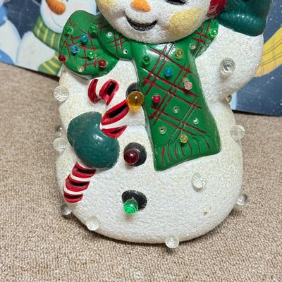 LOT 165B: Collection of Snowman Christmas Decor