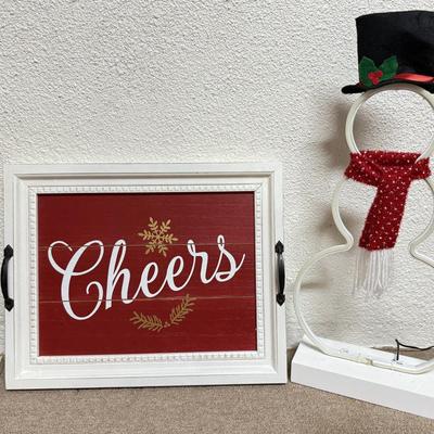 LOT 165B: Collection of Snowman Christmas Decor